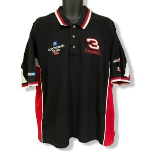 Vintage 90s Nascar Dale Earnhardt Embroidered Polo Shirt